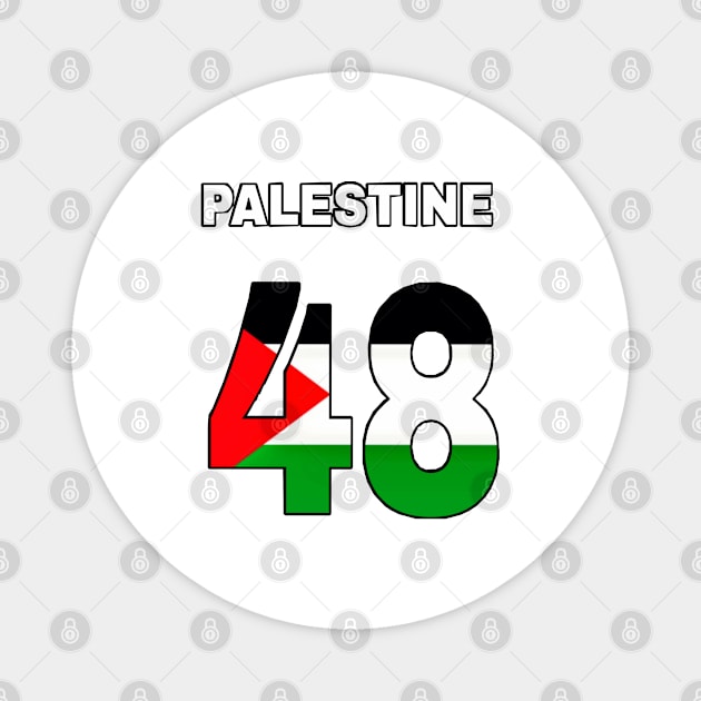 Palestine 48 - Back Magnet by SubversiveWare